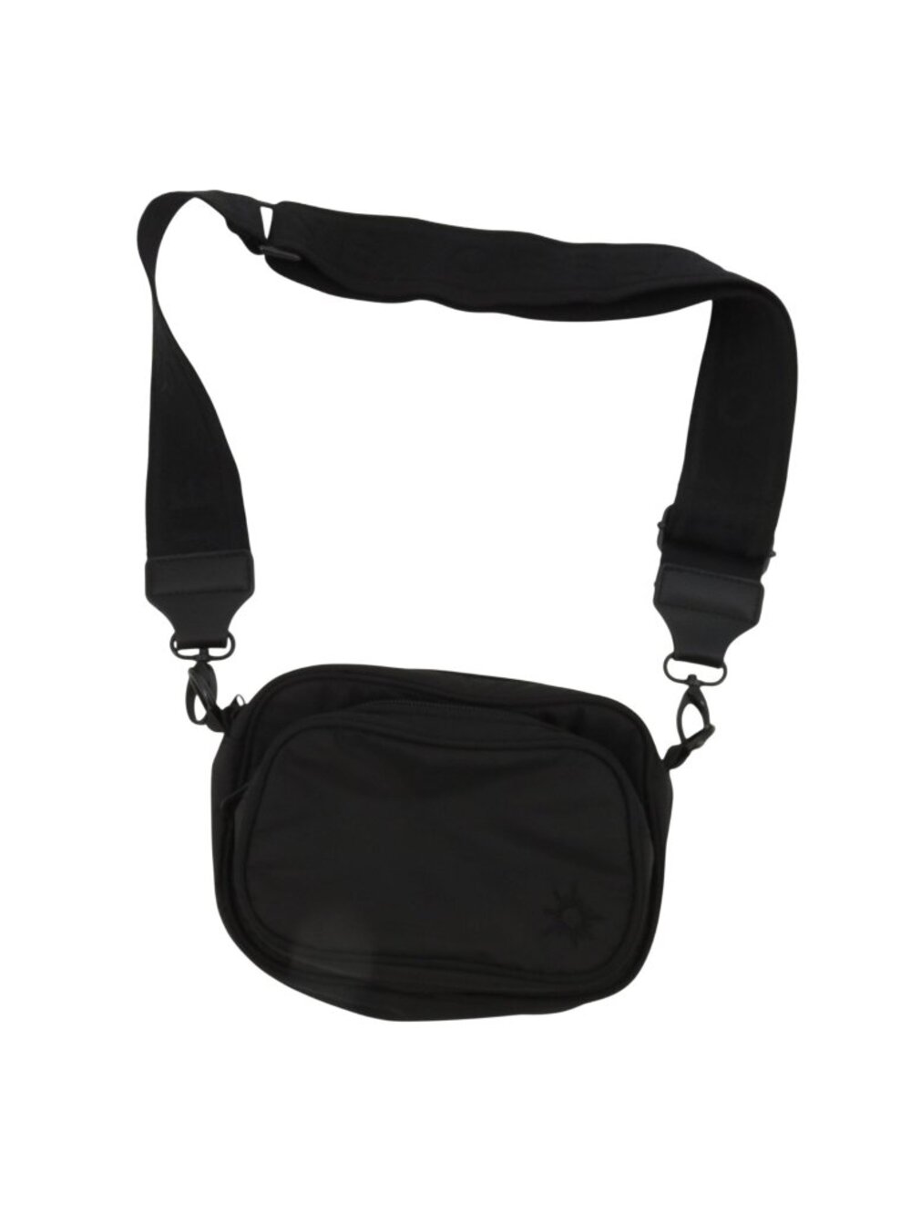 Offline by Aerie Makin Moves Crossbody Bag True Black Nylon Handbag Purse